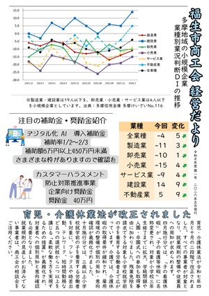 福生市商工会 経営だより_令和８年度　第1号